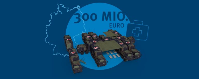 Mobile Sanitätscontainer für die Bundeswehr