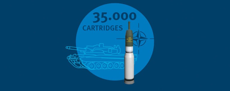 NATO contract: 120mm tank ammunition
