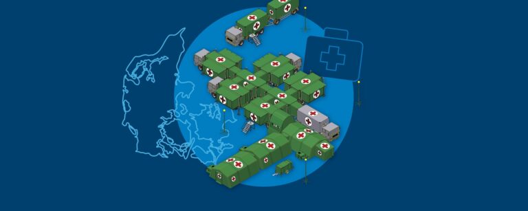 Dänemark beauftragt Feldhospitäler