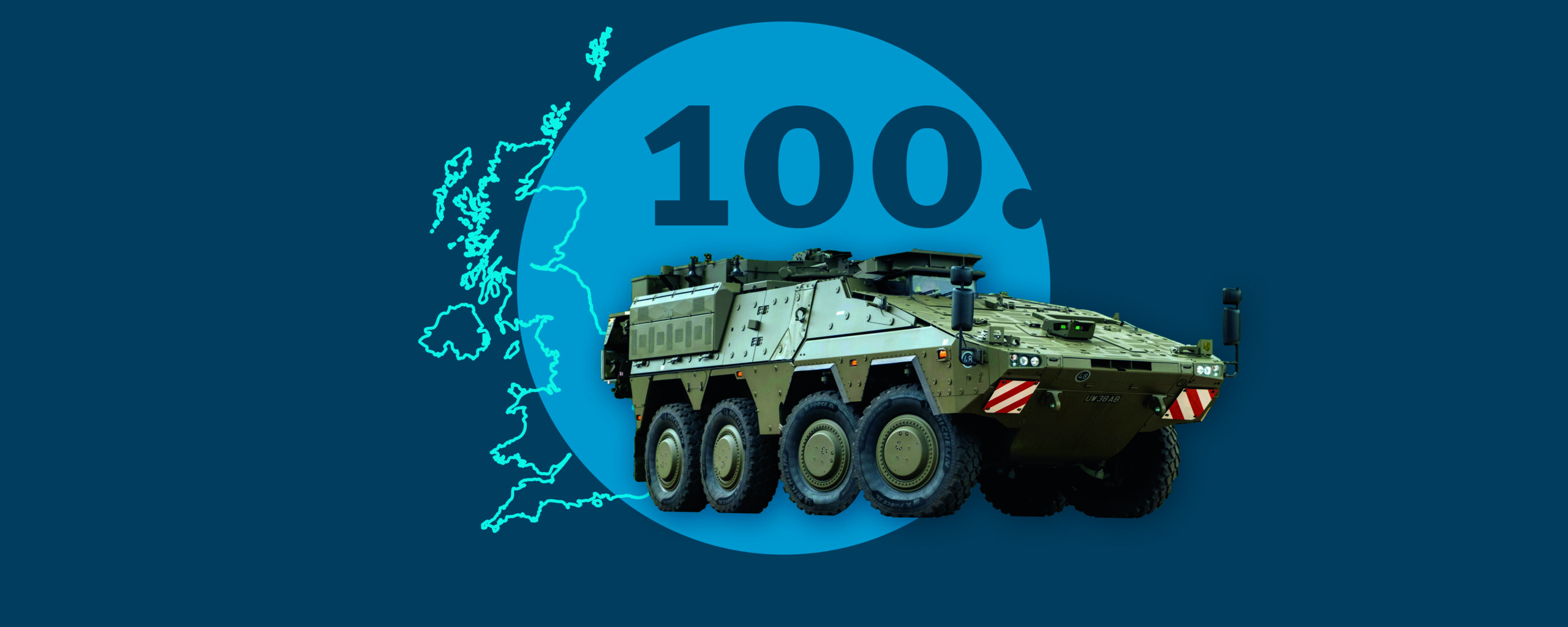 100. Boxer-Fahrzeug für die britische Armee