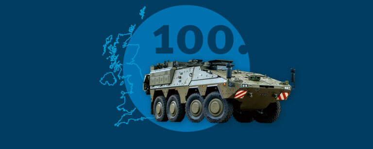 100. Boxer-Fahrzeug für die britische Armee